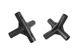 E034  平、直四通180°×125°